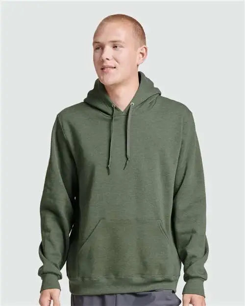 Jerzees 700mr Eco™ Premium Blend Ring-spun Hooded Sweatshirt - Military Green Heather