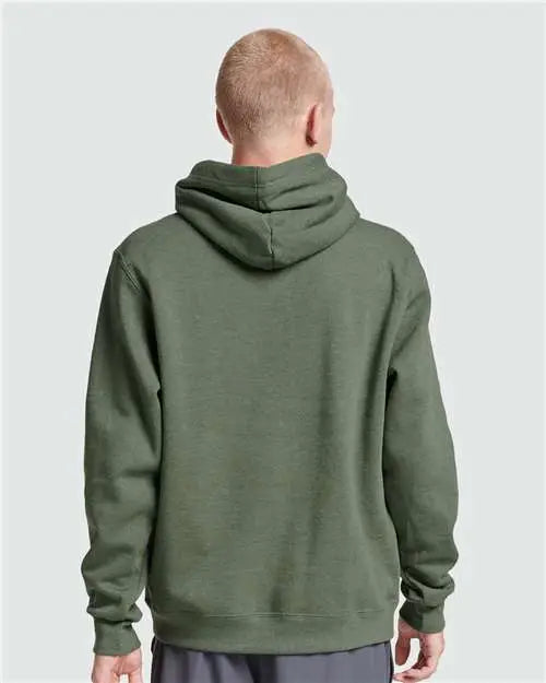 Jerzees 700mr Eco™ Premium Blend Ring-spun Hooded Sweatshirt - Military Green Heather