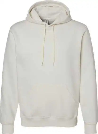 Jerzees 700mr Eco Premium Blend Ringspun Hooded Sweatshirt - Sweet Cream Heather