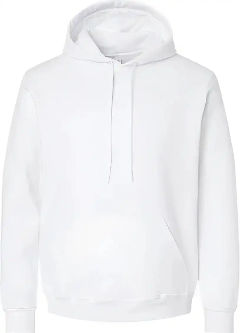 Jerzees 700mr Eco Premium Blend Ringspun Hooded Sweatshirt White