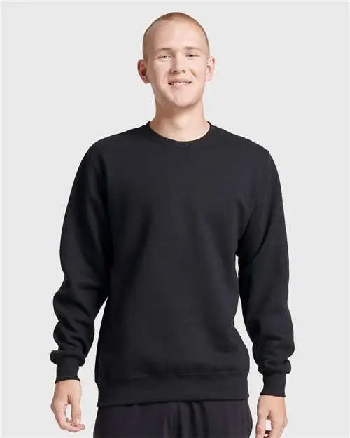 Jerzees 701mr Eco™ Premium Blend Ring-spun Crewneck Sweatshirt - Black Ink