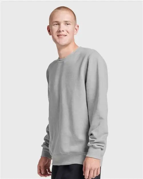 Jerzees 701mr Eco™ Premium Blend Ring-spun Crewneck Sweatshirt - Frost Grey Heather