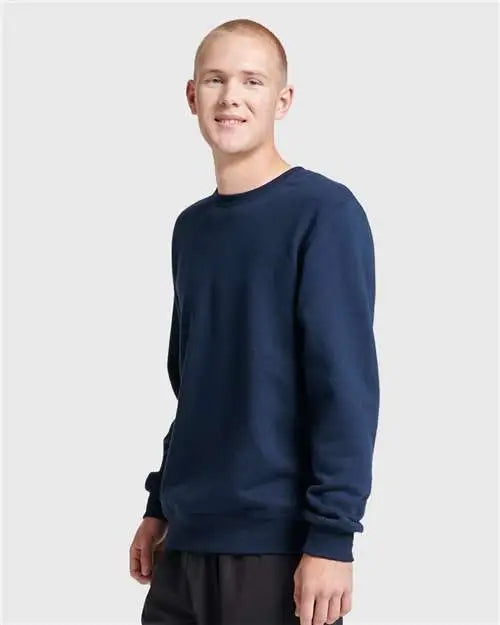 Jerzees 701mr Eco™ Premium Blend Ring-spun Crewneck Sweatshirt - J. Navy