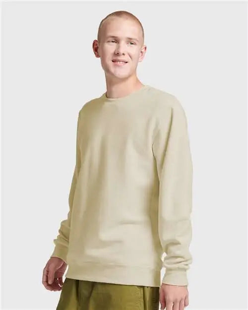 Jerzees 701mr Eco™ Premium Blend Ring-spun Crewneck Sweatshirt - Sweet Cream Heather