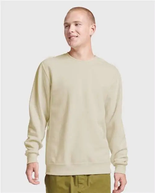 Jerzees 701mr Eco™ Premium Blend Ring-spun Crewneck Sweatshirt - Sweet Cream Heather