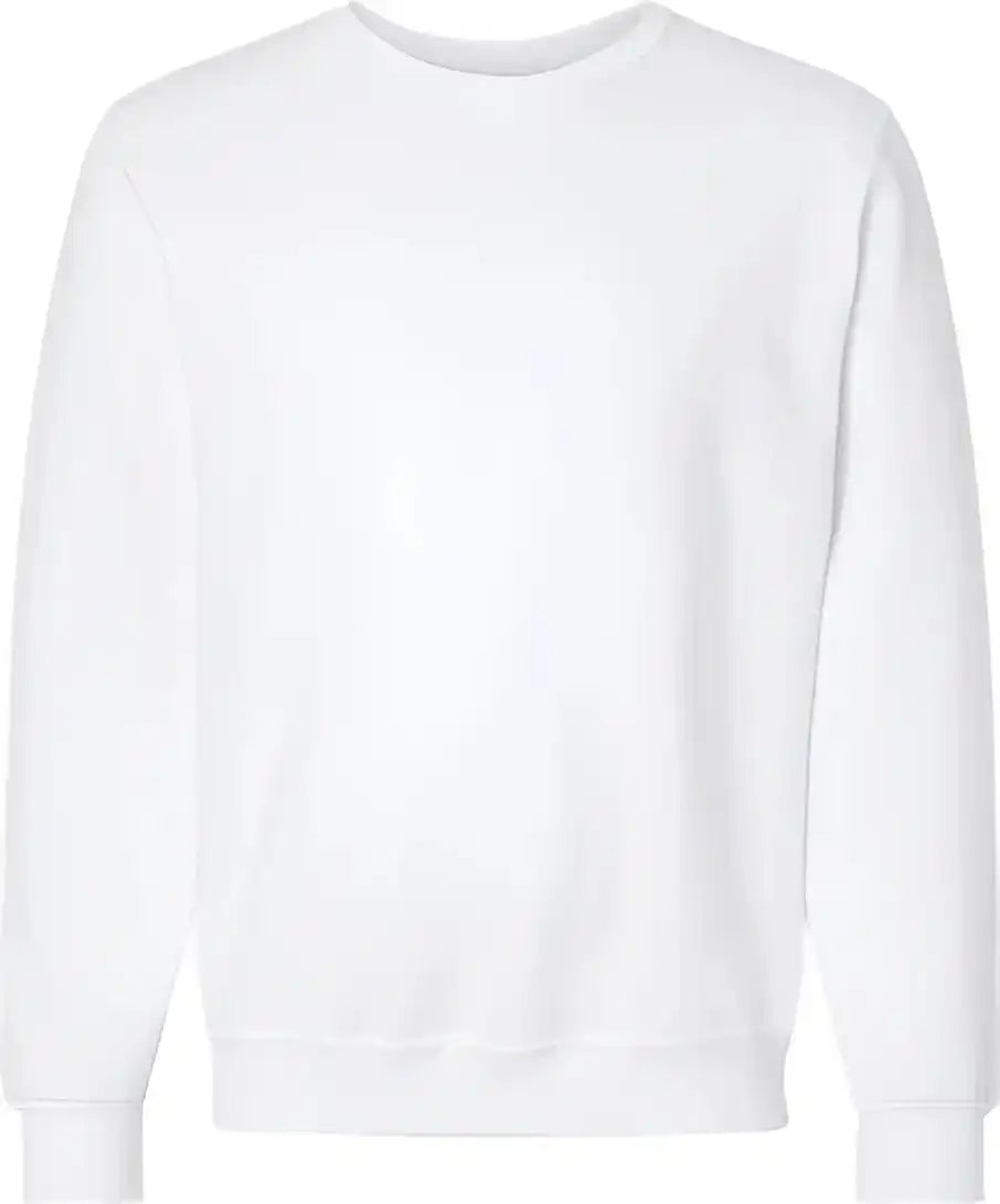 Jerzees 701mr Eco Premium Blend Ringspun Crewneck Sweatshirt White