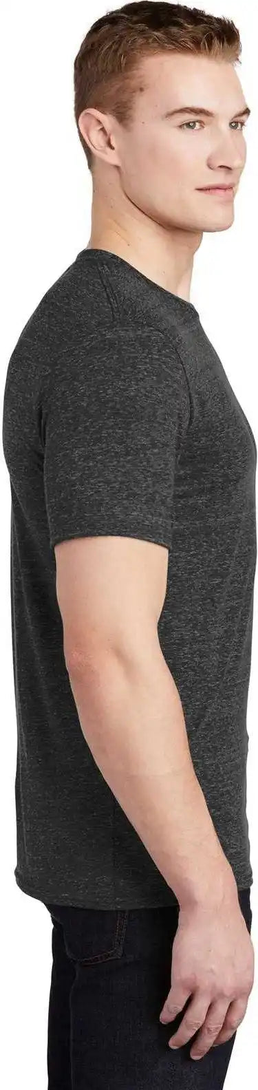 Jerzees 88m Snow Heather Jersey t Shirt Black Ink