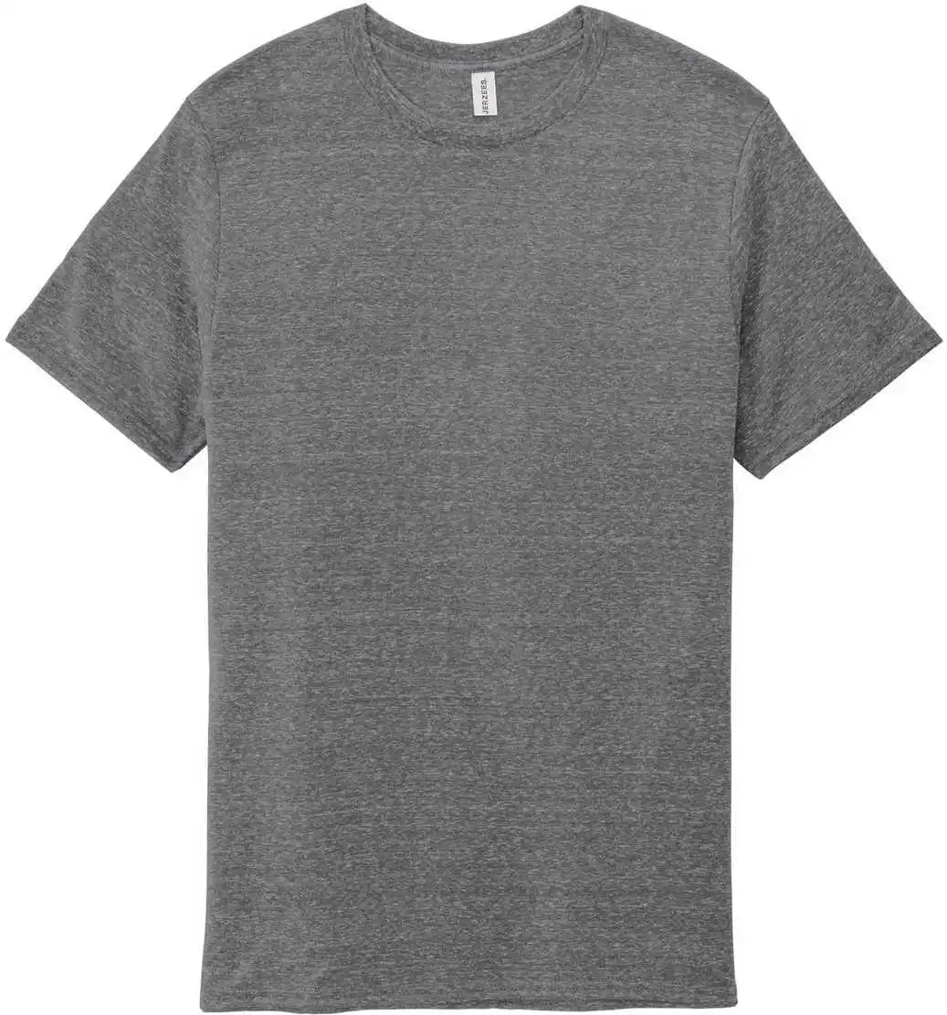 Jerzees 88m Snow Heather Jersey T-shirt - Charcoal