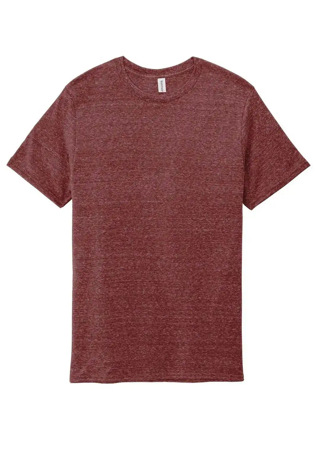 Jerzees 88m Snow Heather Jersey T-shirt - Maroon
