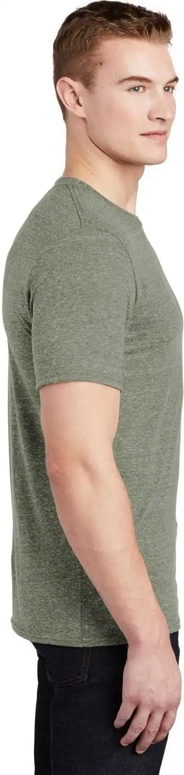 Jerzees 88m Snow Heather Jersey t Shirt Military Green