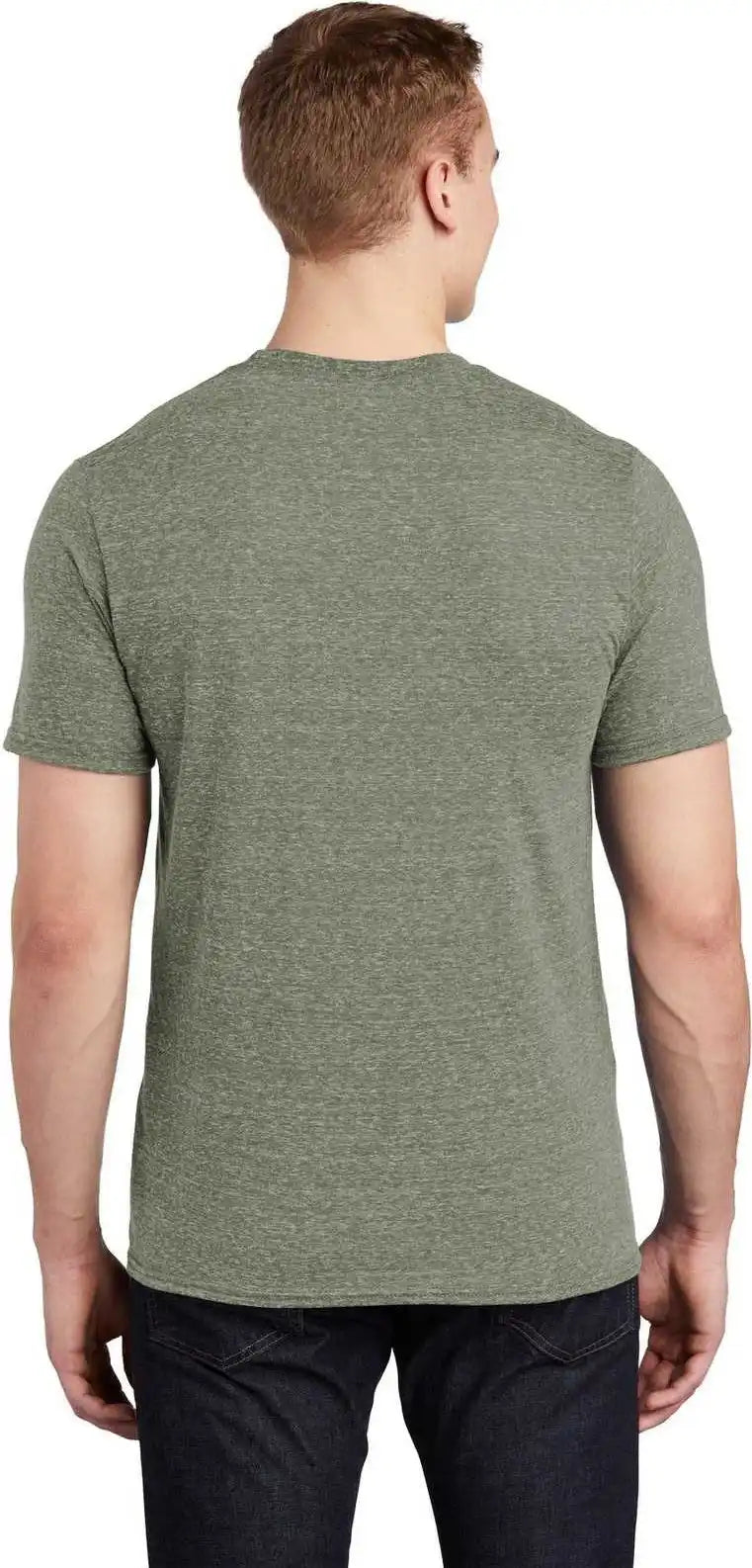 Jerzees 88m Snow Heather Jersey t Shirt Military Green