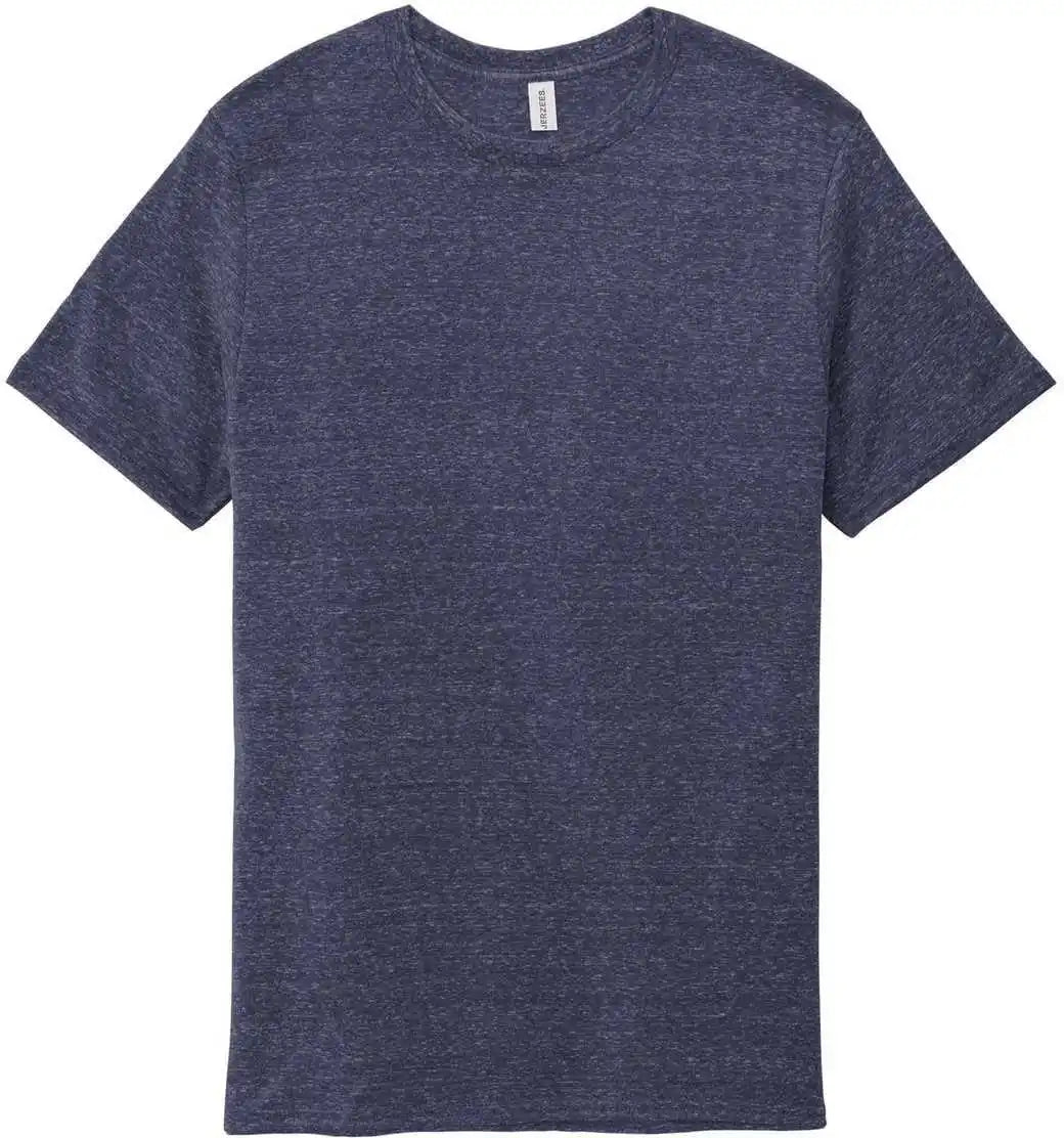 Jerzees 88m Snow Heather Jersey T-shirt - Navy