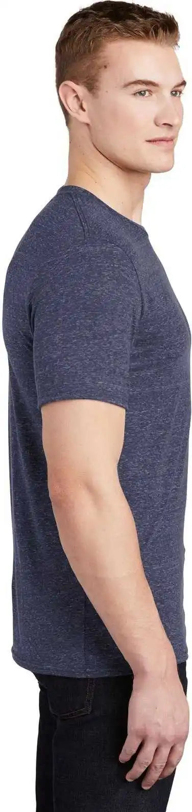 Jerzees 88m Snow Heather Jersey T-shirt - Navy