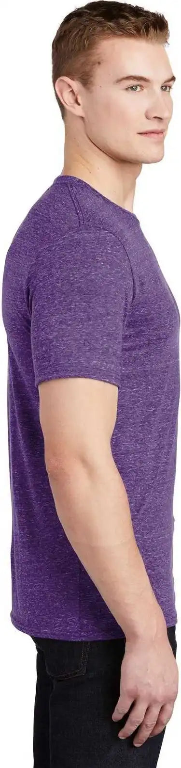 Jerzees 88m Snow Heather Jersey T-shirt - Purple