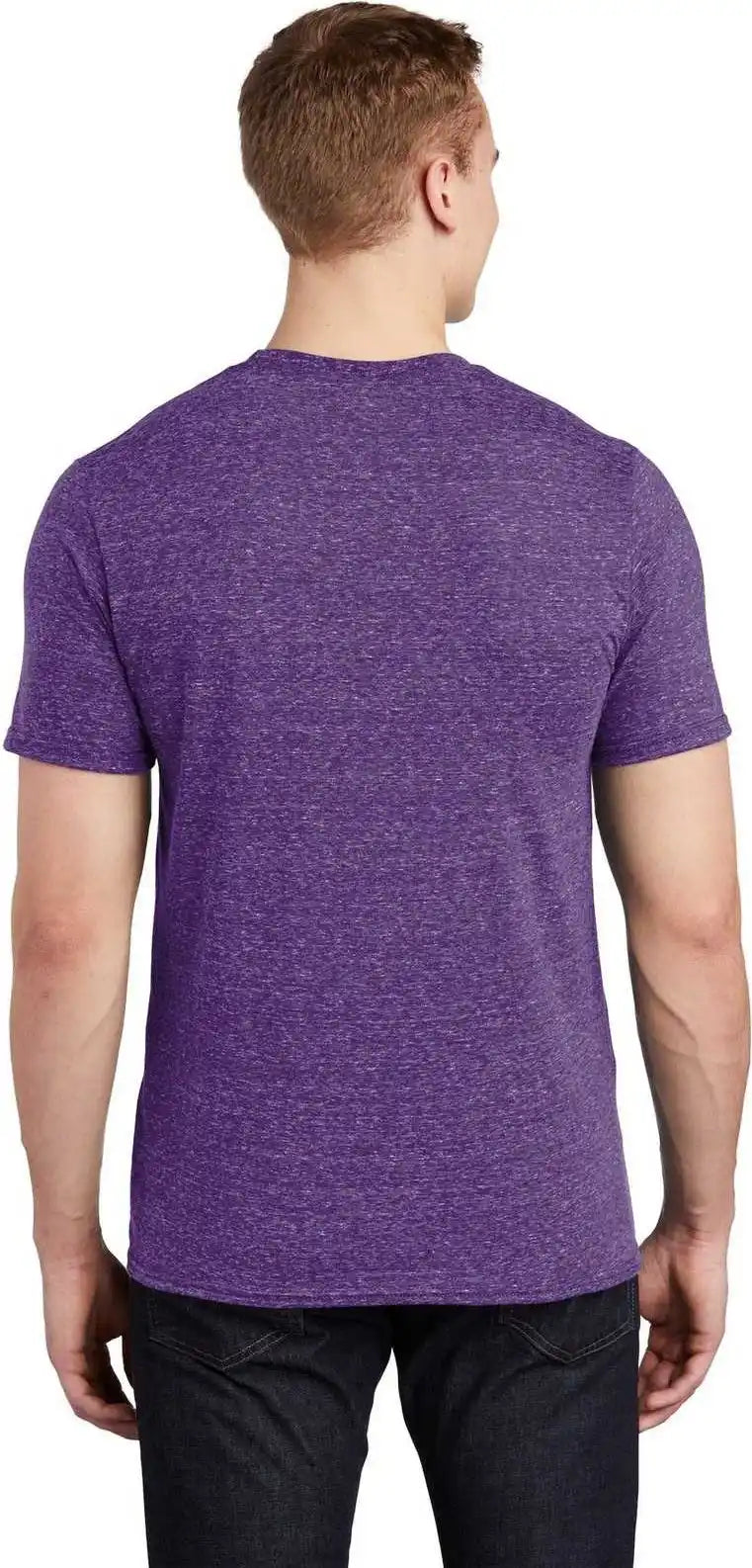 Jerzees 88m Snow Heather Jersey T-shirt - Purple