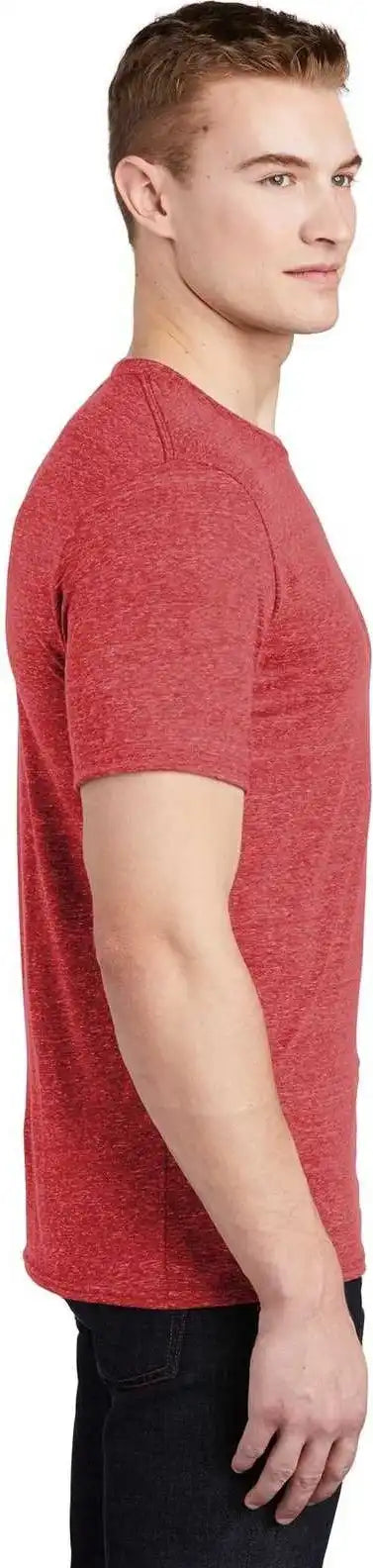 Jerzees 88m Snow Heather Jersey T-shirt - Red