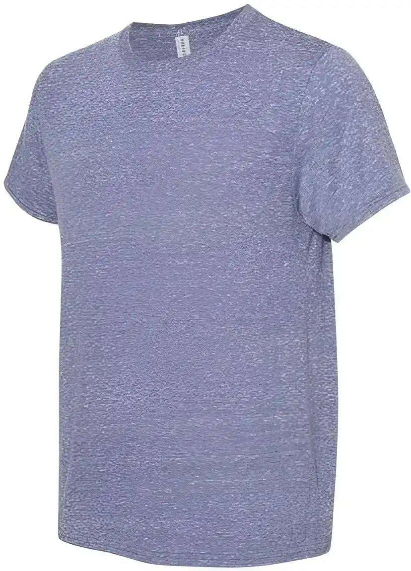 Jerzees 88mr Snow Heather Jersey Crew T-shirt - Denim