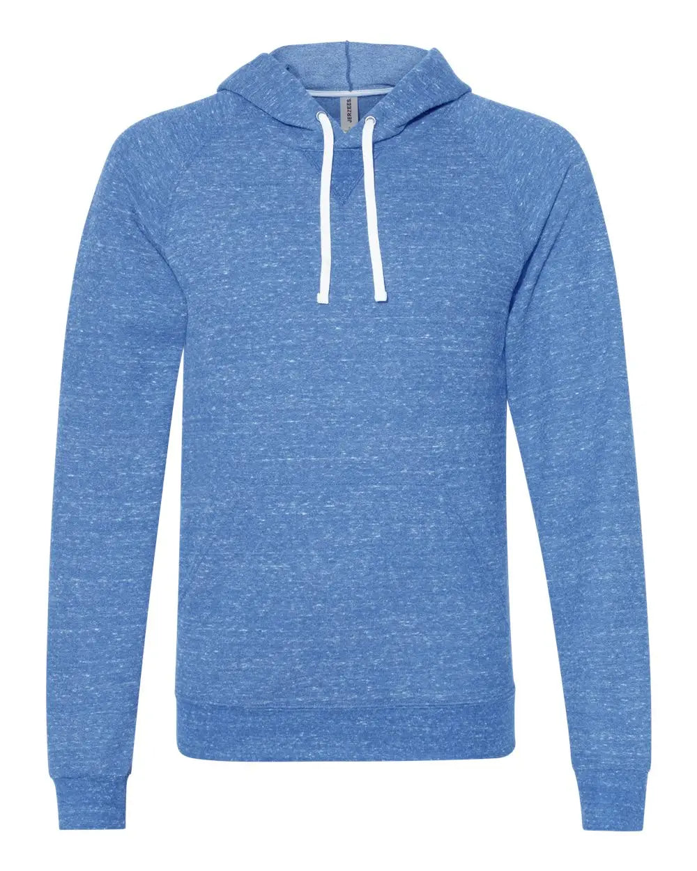 Jerzees 90mr Snow Heather French Terry Raglan Hooded Sweatshirt - Royal - s