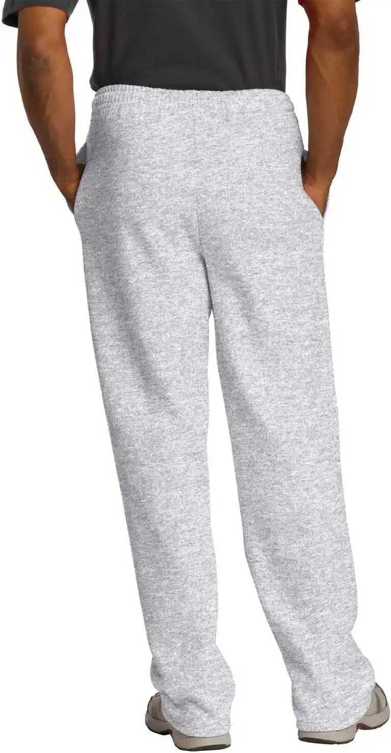Jerzees 974mp Nublend Open Bottom Pant with Pockets - Ash