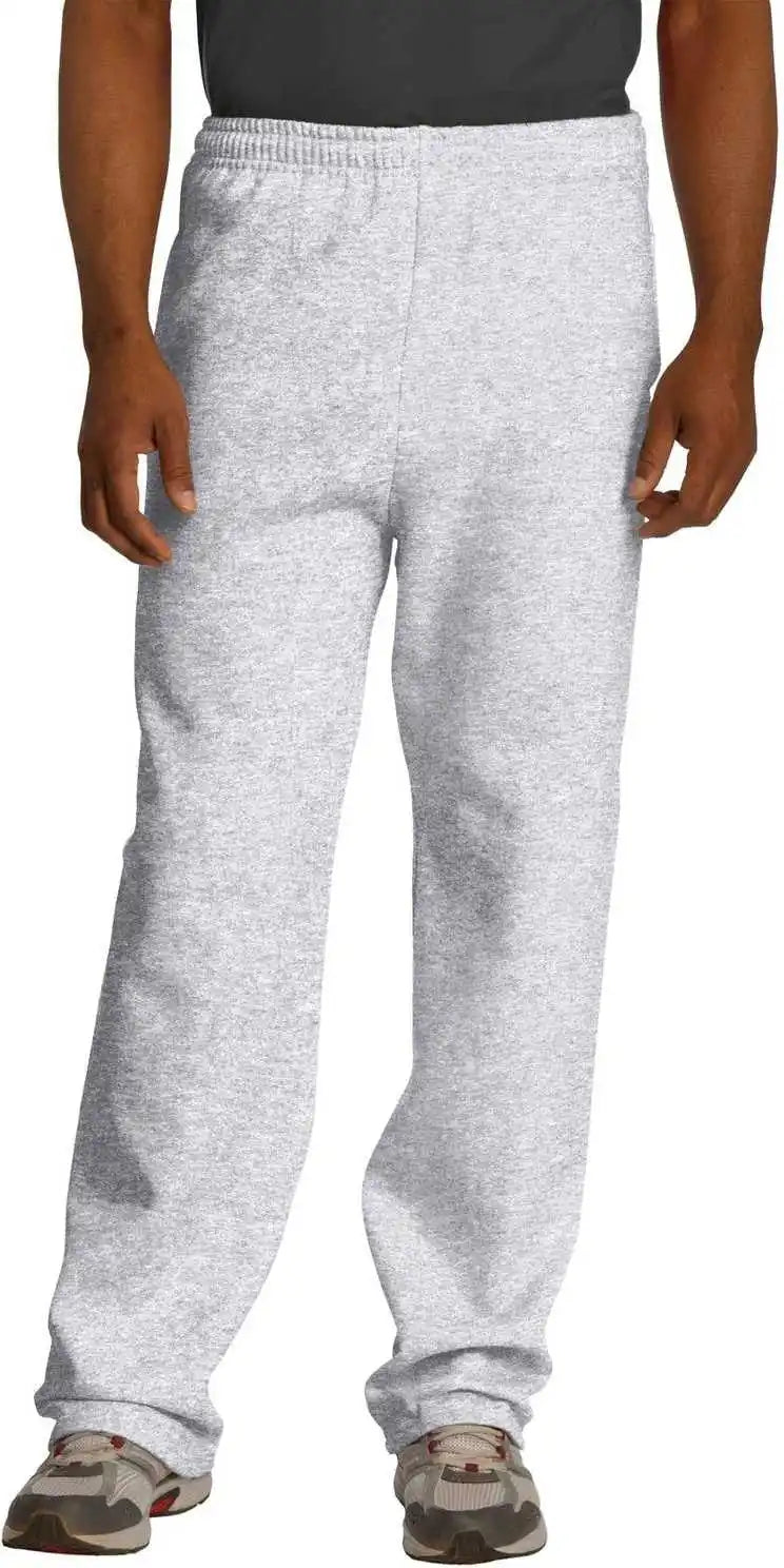 Jerzees 974mp Nublend Open Bottom Pant with Pockets - Ash