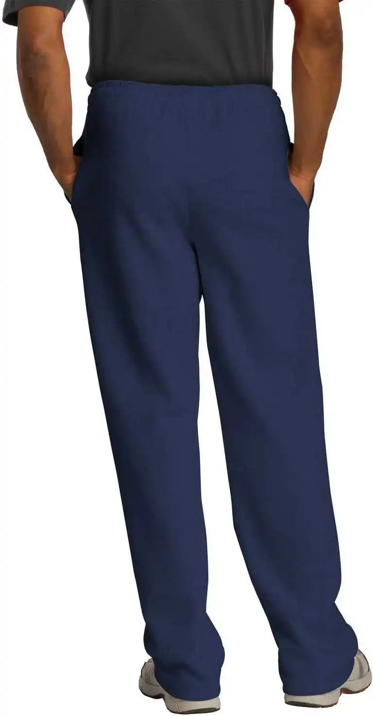 Jerzees 974mp Nublend Open Bottom Pant with Pockets - Navy