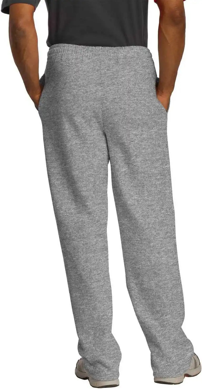 Jerzees 974mp Nublend Open Bottom Pant with Pockets - Oxford