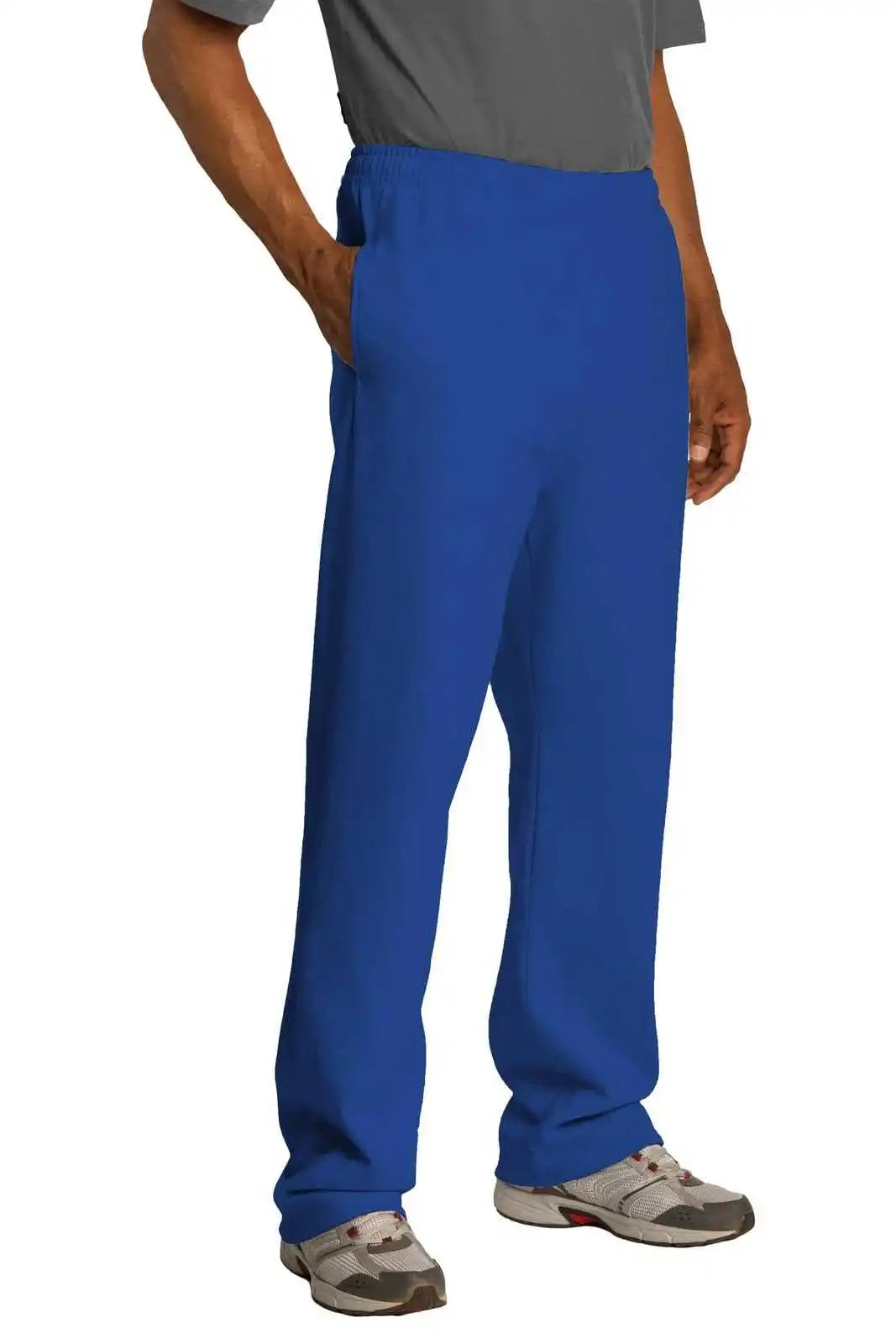 Jerzees 974mp Nublend Open Bottom Pant with Pockets - Royal