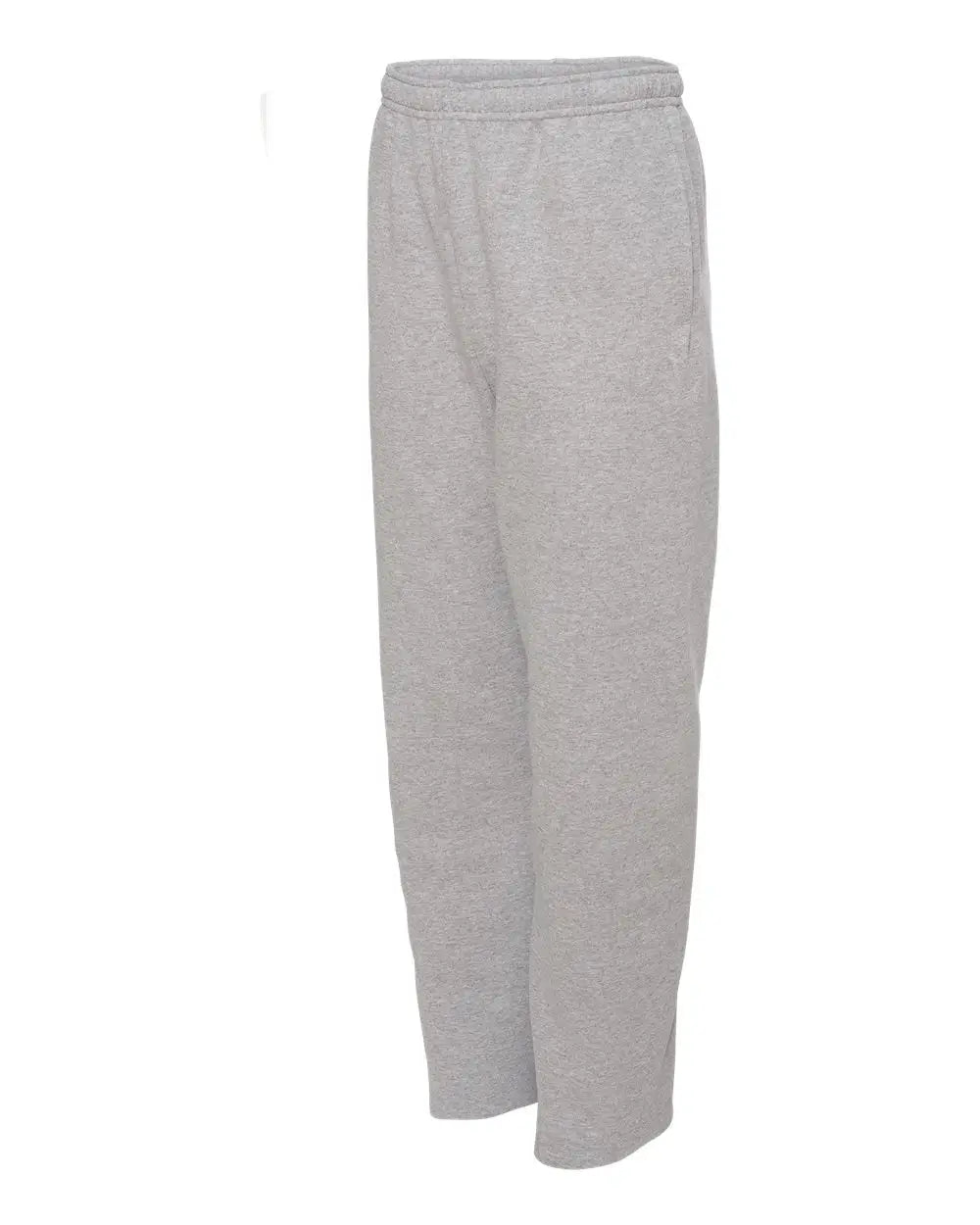 Jerzees 974mpr Nublend Open-bottom Sweatpants with Pockets - Athletic Heather