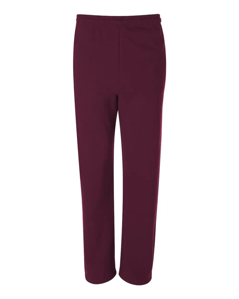Jerzees 974mpr Nublend Open-bottom Sweatpants with Pockets - Maroon