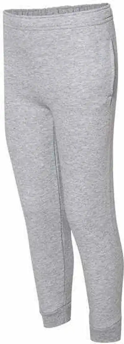Jerzees 975yr Youth Nublend Jogger Fleece Pants Athletic Heather