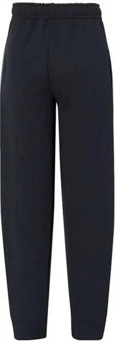 Jerzees 975yr Youth Nublend Jogger Fleece Pants Black