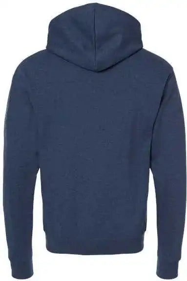 Jerzees 98cr Nublend Billboard Hooded Sweatshirt - Indigo Heather White