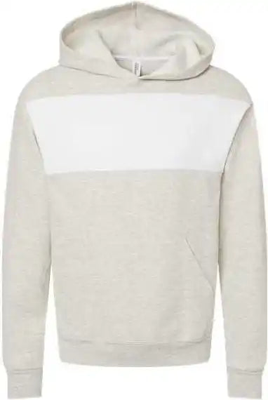 Jerzees 98cr Nublend Billboard Hooded Sweatshirt - Oatmeal Heather White
