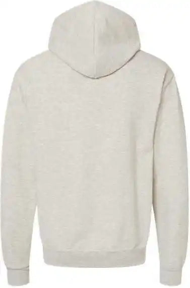 Jerzees 98cr Nublend Billboard Hooded Sweatshirt - Oatmeal Heather White