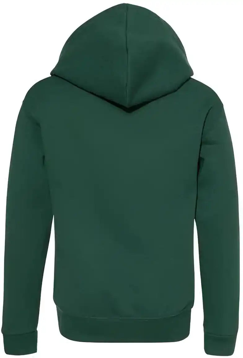 Jerzees 993br Nublend Youth Full-zip Hooded Sweatshirt - Forest