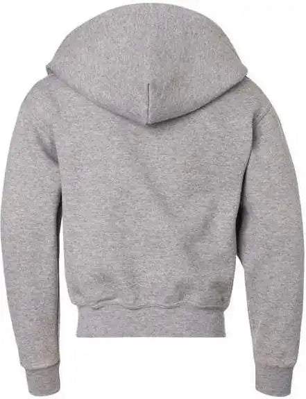 Jerzees 993br Nublend Youth Full-zip Hooded Sweatshirt - Oxford
