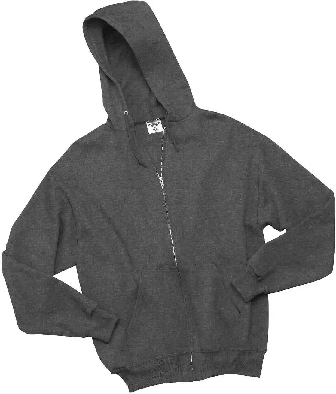 Jerzees 993m Nublend Full Zip Hooded Sweatshirt Black Heather