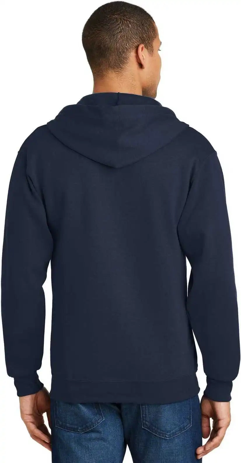 Jerzees 993m Nublend Full-zip Hooded Sweatshirt - Navy