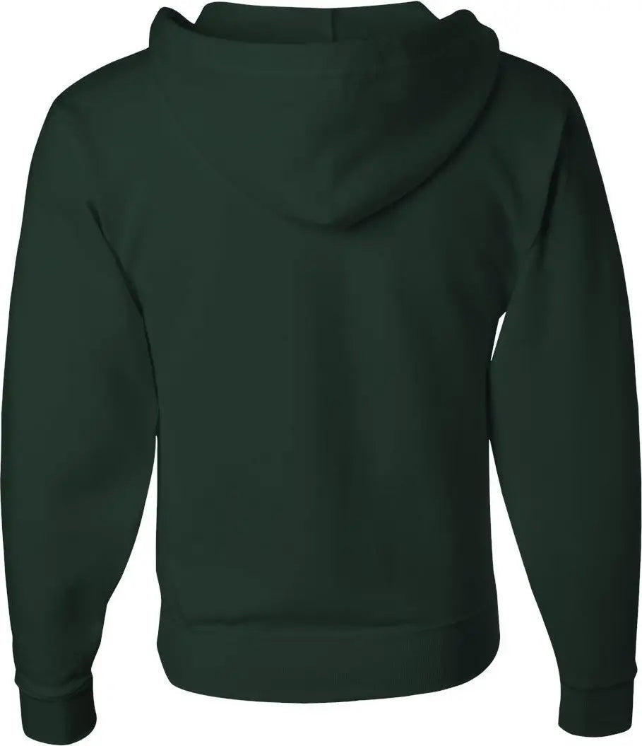 Jerzees 993mr Nublend® Full-zip Hooded Sweatshirt - Forest Green