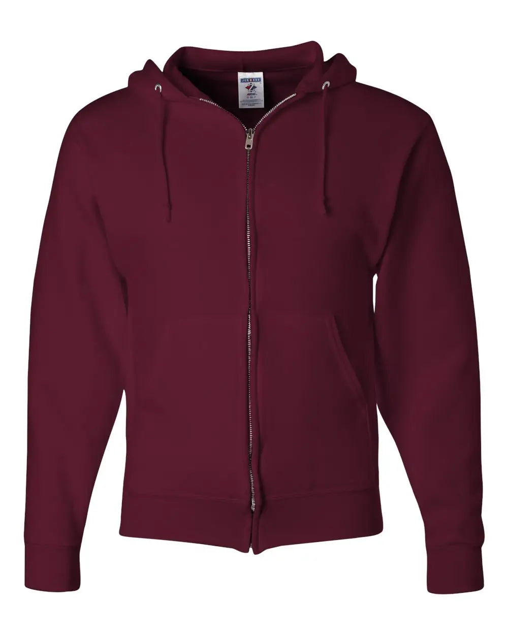 Jerzees 993mr Nublend® Full-zip Hooded Sweatshirt - Maroon
