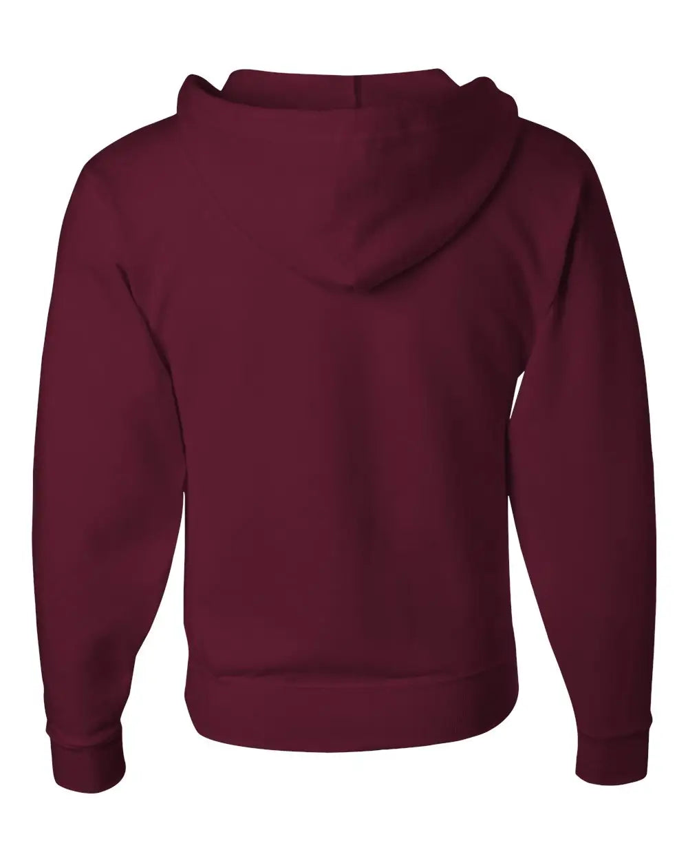 Jerzees 993mr Nublend® Full-zip Hooded Sweatshirt - Maroon
