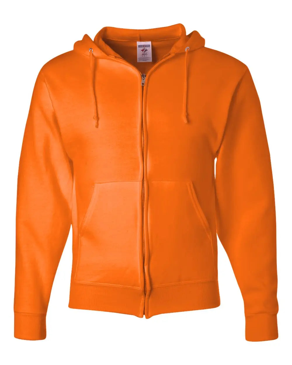 Jerzees 993mr Nublend® Full-zip Hooded Sweatshirt - Safety Orange