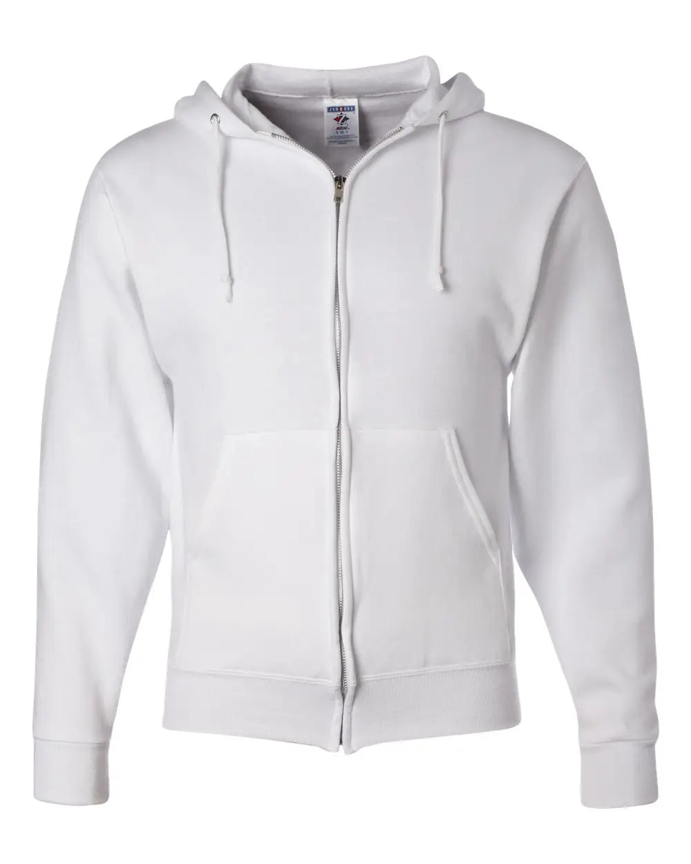 Jerzees 993mr Nublend® Full-zip Hooded Sweatshirt - White