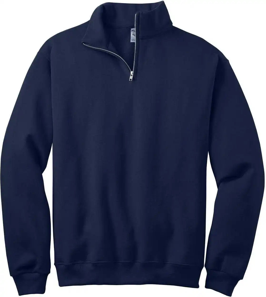 Jerzees 995m Nublend 1/4 Zip Cadet Collar Sweatshirt Navy