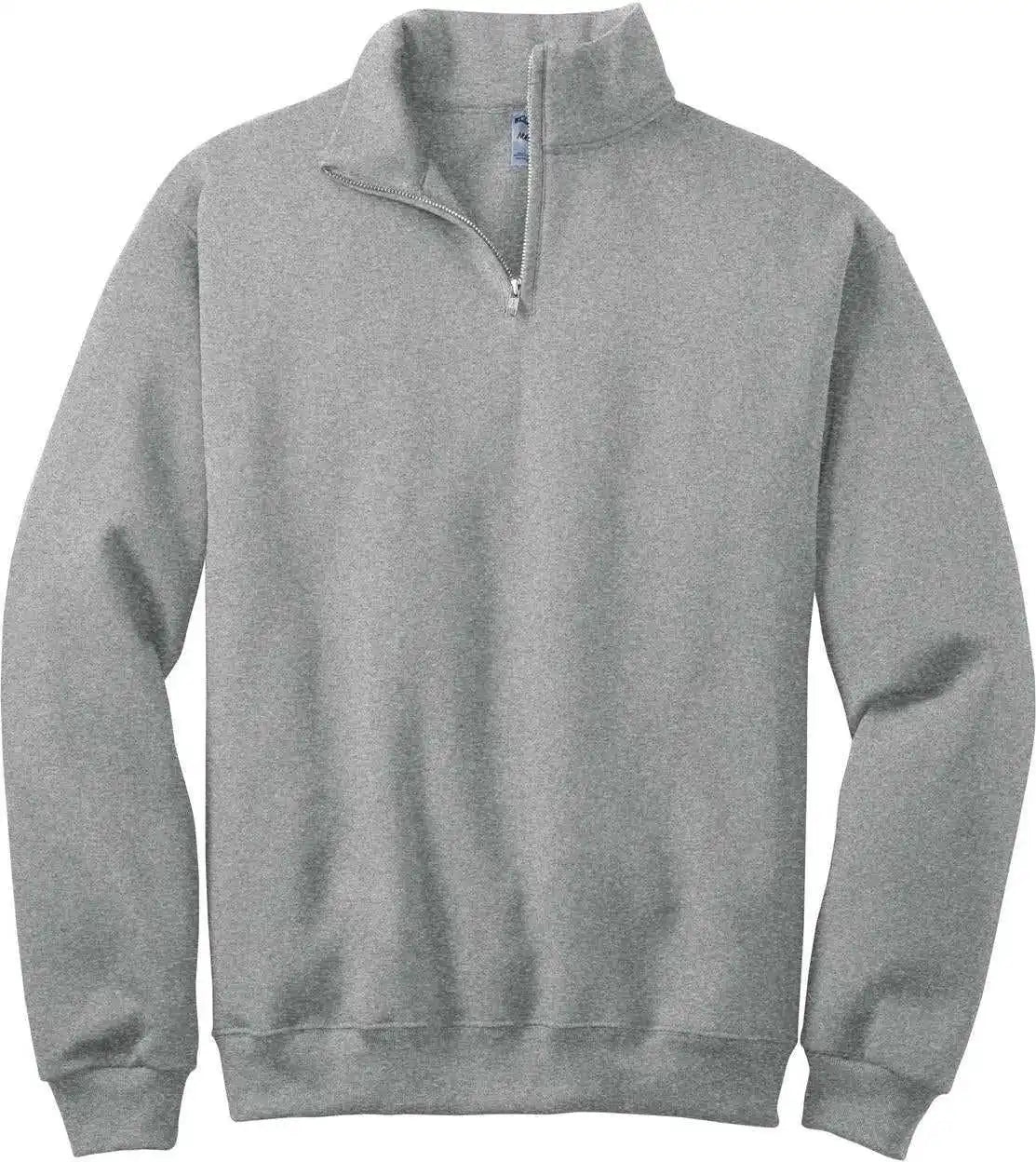Jerzees 995m Nublend 1/4 Zip Cadet Collar Sweatshirt Oxford