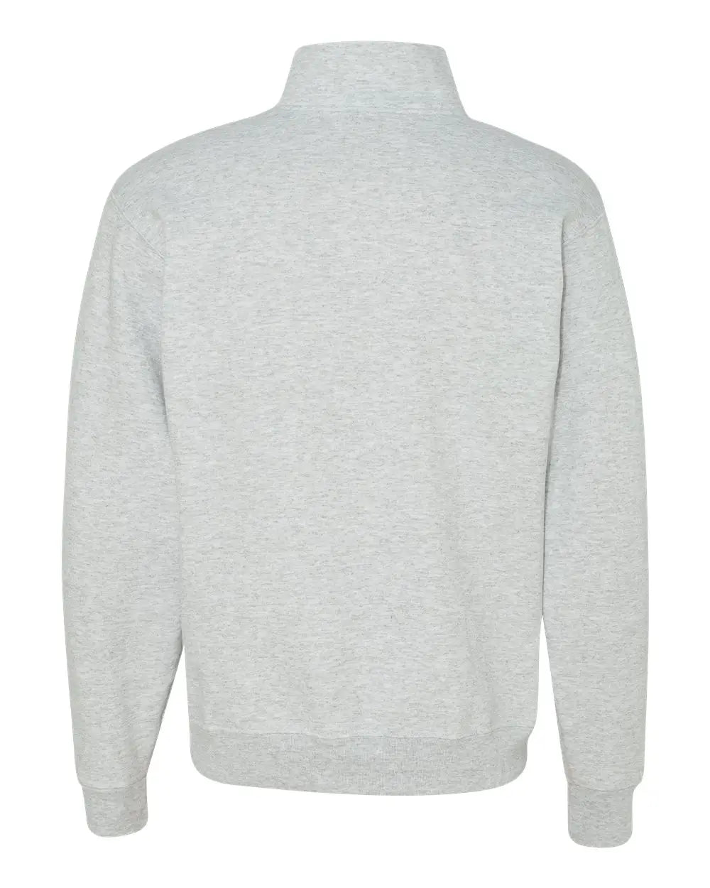 Jerzees 995mr Nublend® Cadet Collar Quarter-zip Sweatshirt - Ash