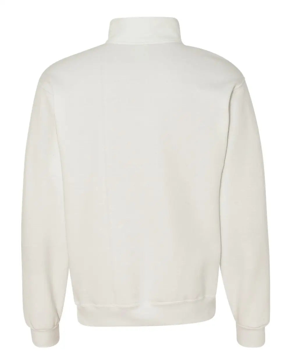 Jerzees 995mr Nublend® Cadet Collar Quarter-zip Sweatshirt - White