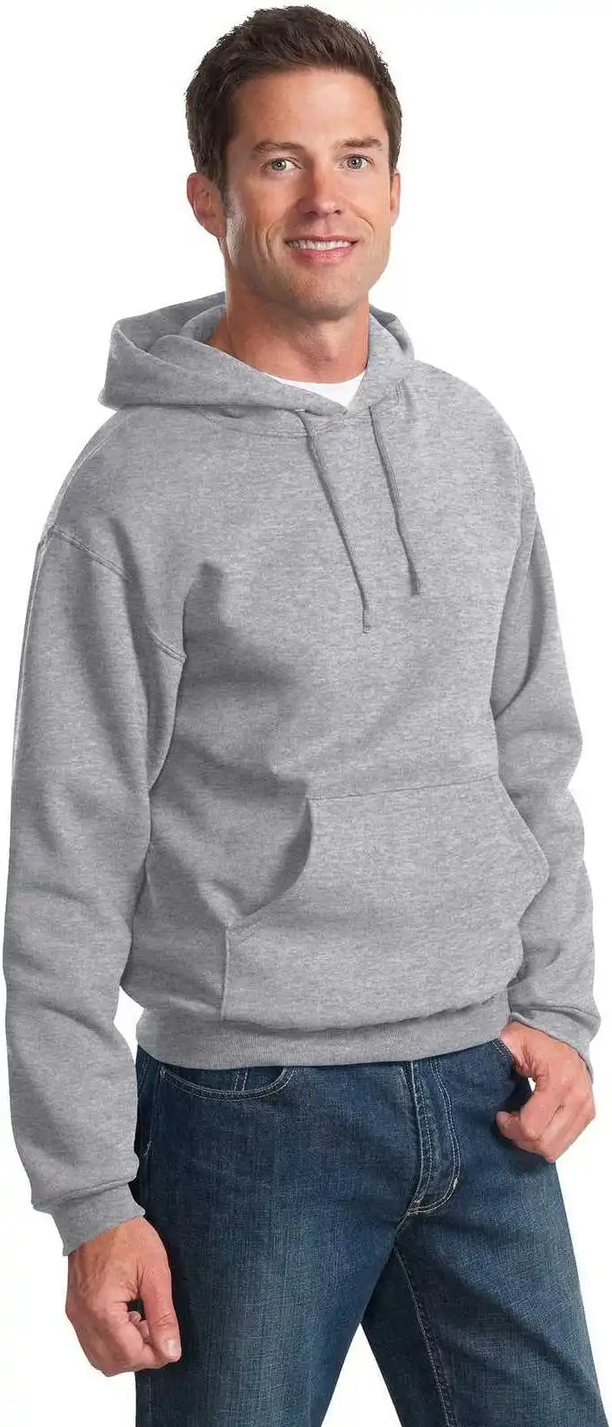 Jerzees 996mr Nublend Pullover Hooded Sweatshirt Athletic Heather