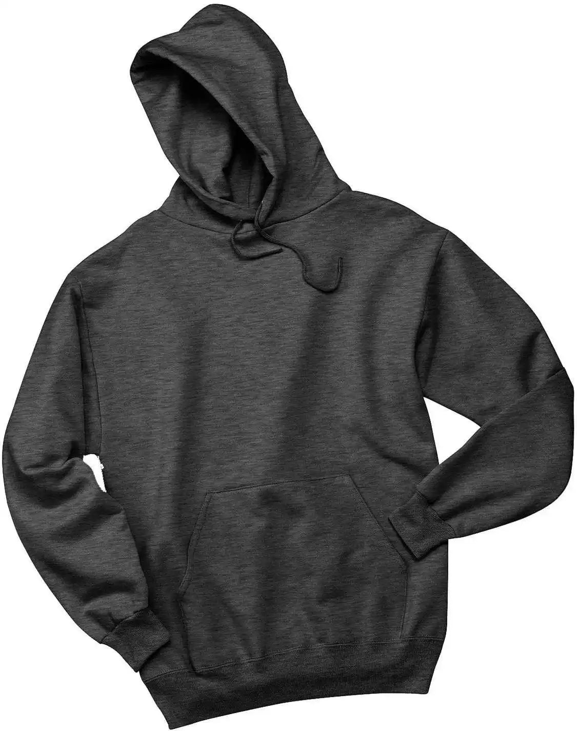 Jerzees 996mr Nublend Pullover Hooded Sweatshirt Black Heather