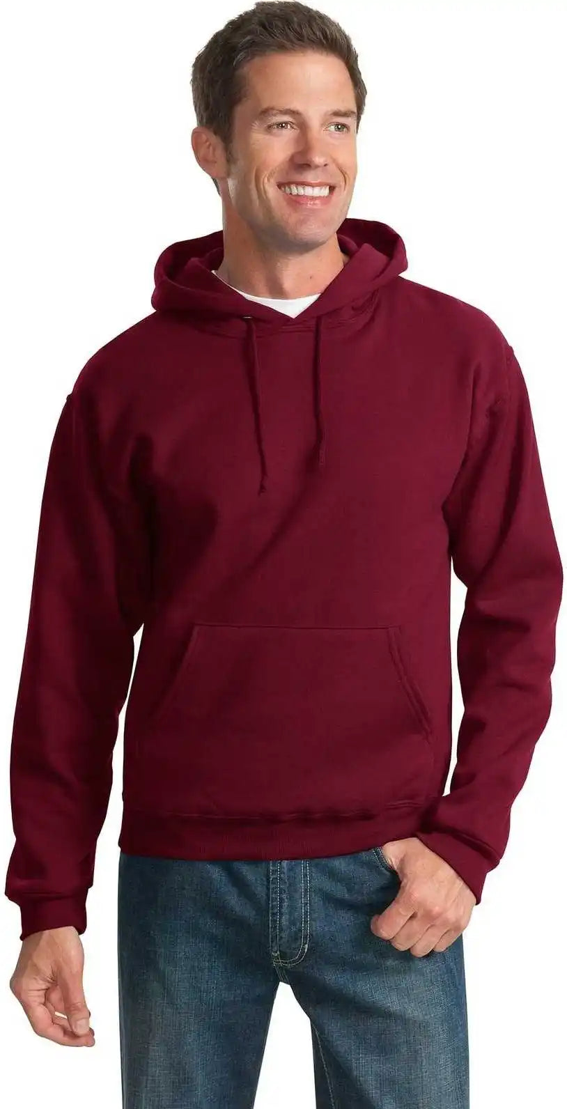 Jerzees 996mr Nublend Pullover Hooded Sweatshirt - Cardinal